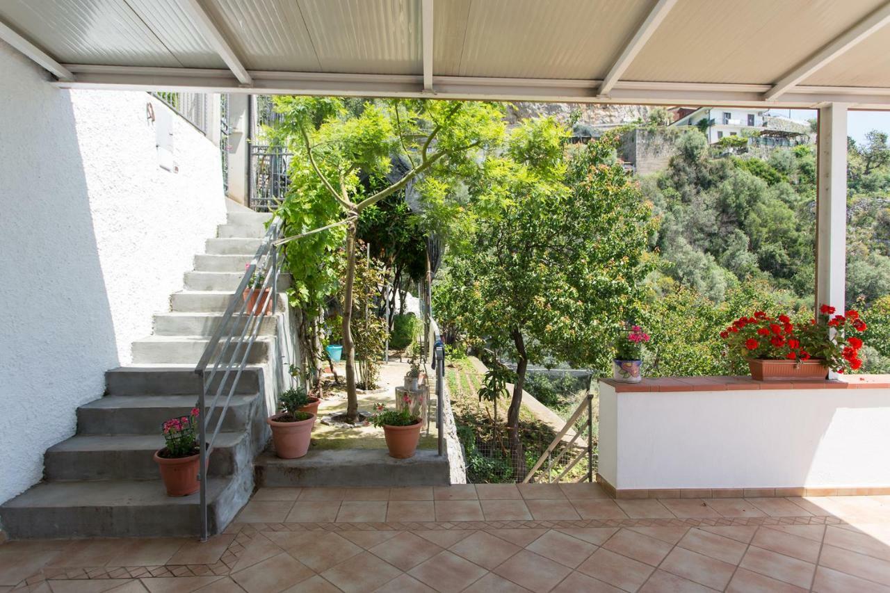 "Casalena" Villa A Furore Amalfi Coast Con Grande Terrazzo E Vista Sul Mare Kültér fotó
