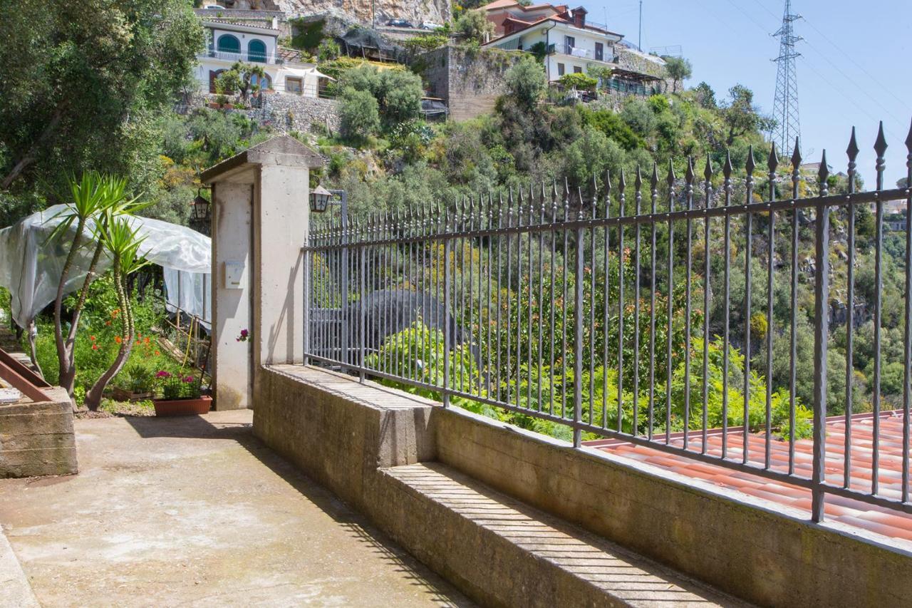 "Casalena" Villa A Furore Amalfi Coast Con Grande Terrazzo E Vista Sul Mare Kültér fotó