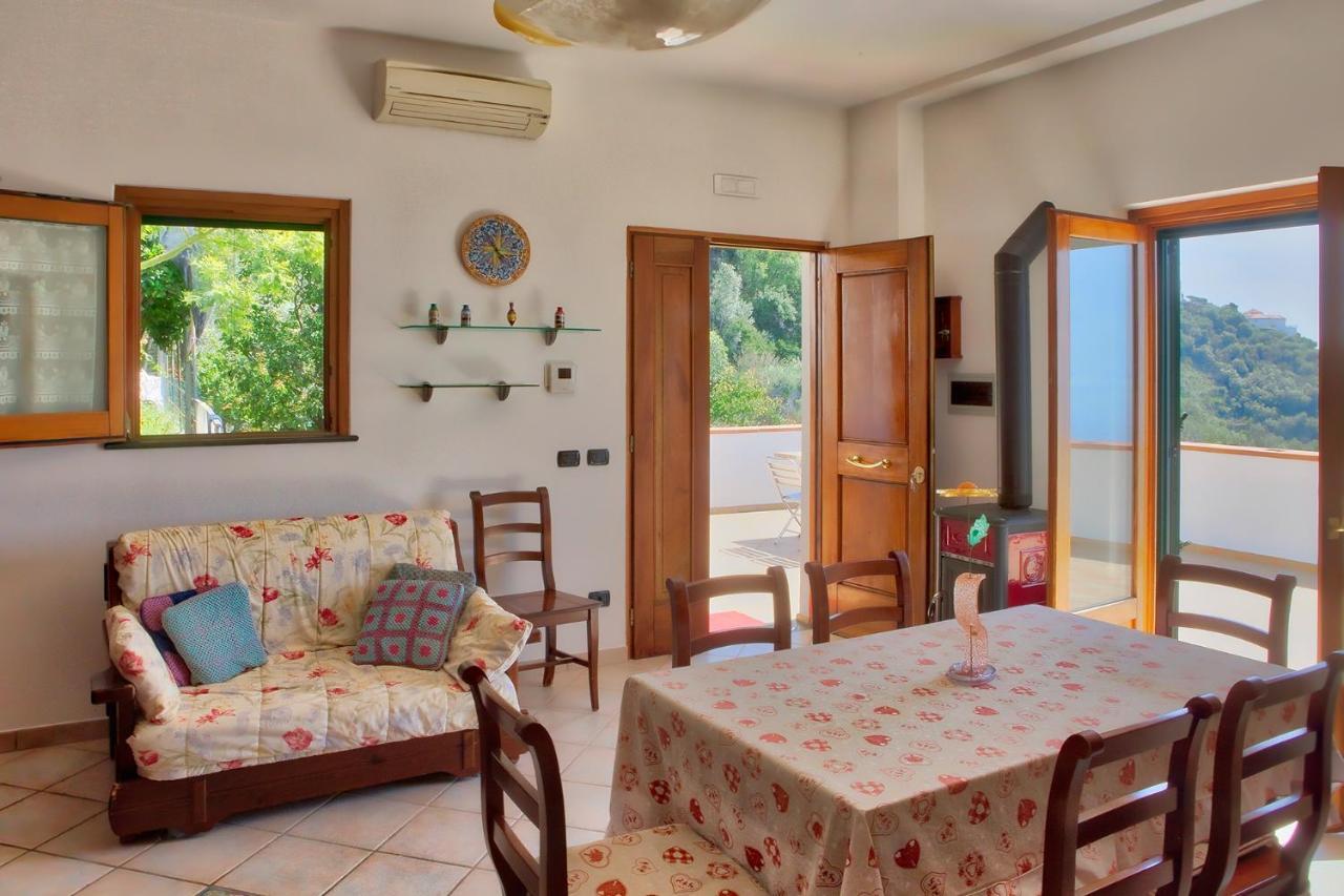 "Casalena" Villa A Furore Amalfi Coast Con Grande Terrazzo E Vista Sul Mare Kültér fotó